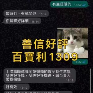 聖物及蠟燭法事好評